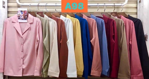 Women Formal Collar Down Shirts